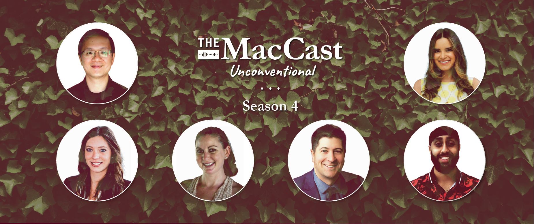 Image of various people who are on the MacCast Podcast