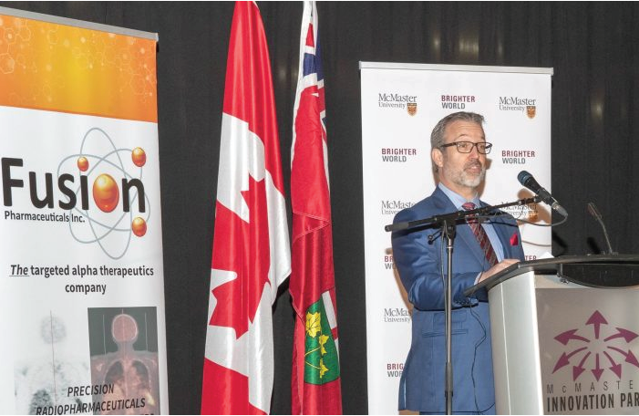 Led by CEO John Valliant, Fusion, which develops next-generation precision cancer medicines will become a wholly owned subsidiary of AstraZeneca and continue its operations at its state-of-the-art facility at McMaster Innovation Park.